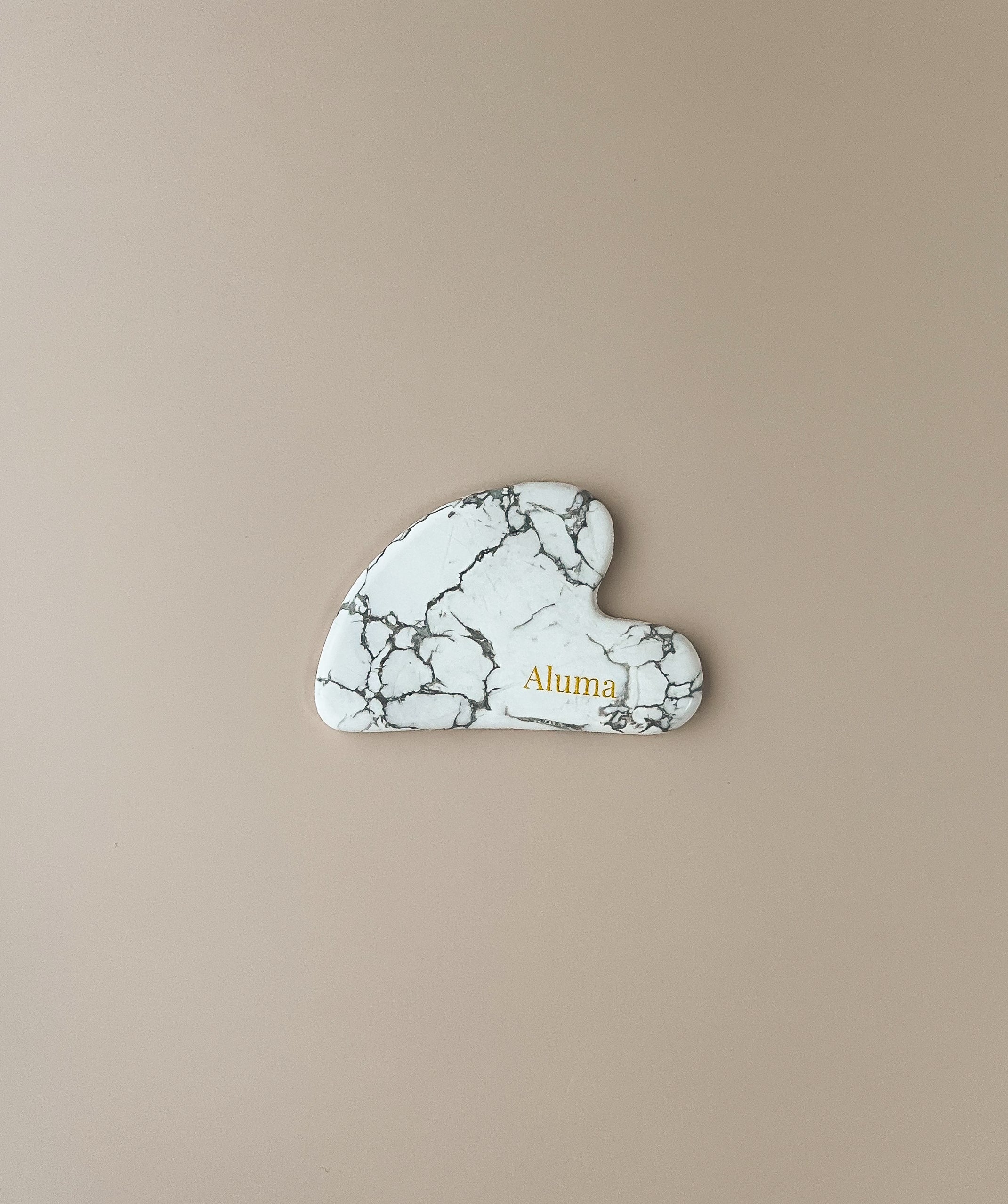 Yin Gua Sha i white turquoise