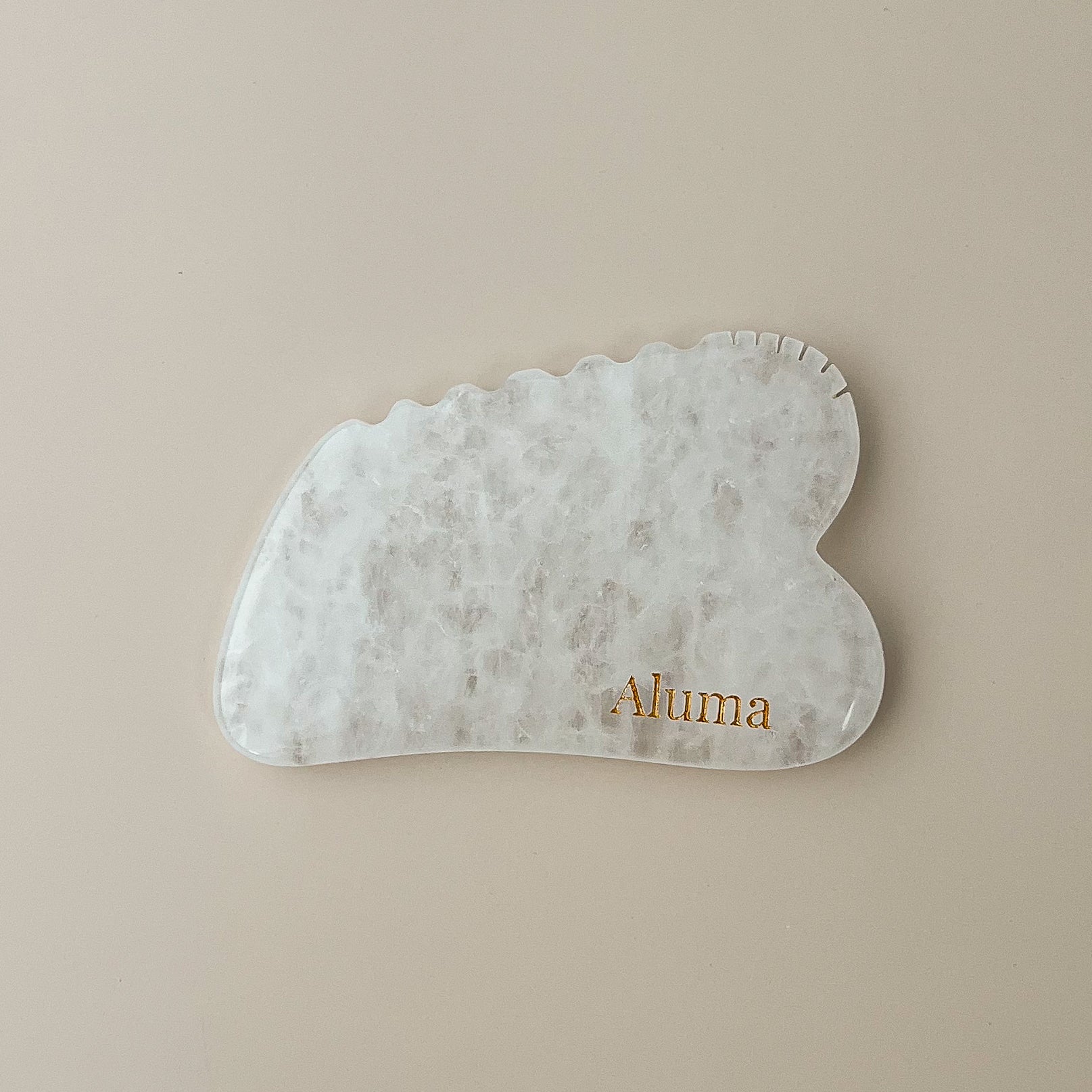 Aluma Ori gua sha i clear crystal.