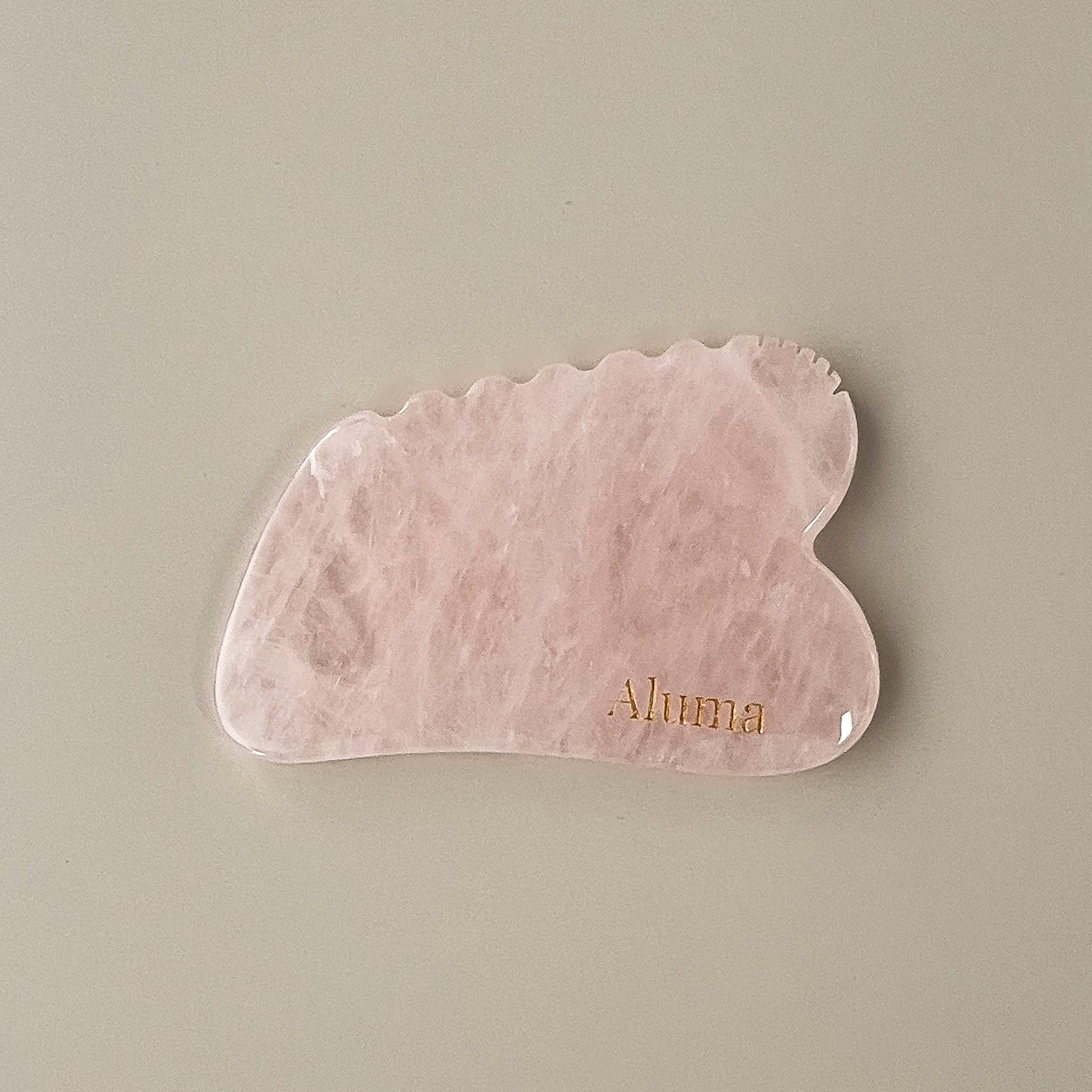 Aluma Ori gua sha i rose quartz. 